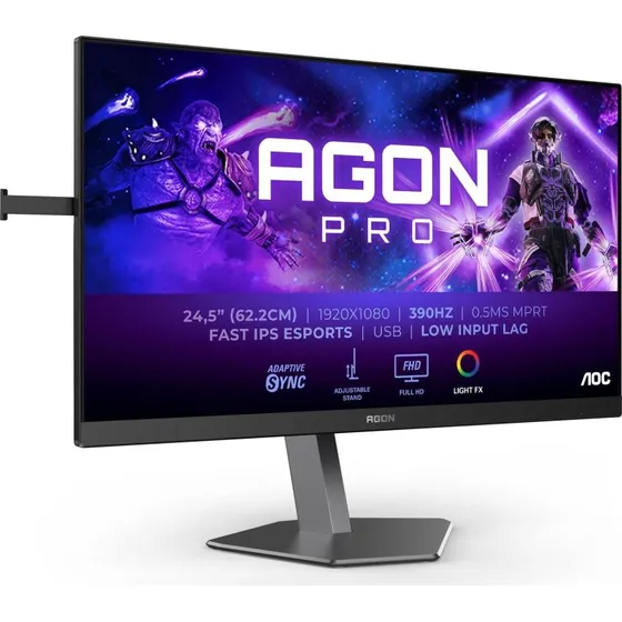 AOC AG256FS 24,5" gaming 390Hz Fast IPS  Sort