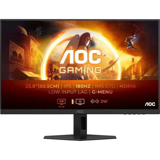 AOC 24G4XE 23,8" Gaming-skrm 180Hz Fast IPS FHD