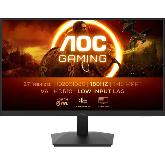AOC G1 27G15N2 27" Full HD 180Hz Gaming-skrm, Sort