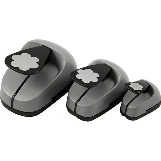 Uden mærke - Lag-på-lag udstansninger Blomst 25/49/75 mm (3 stk)