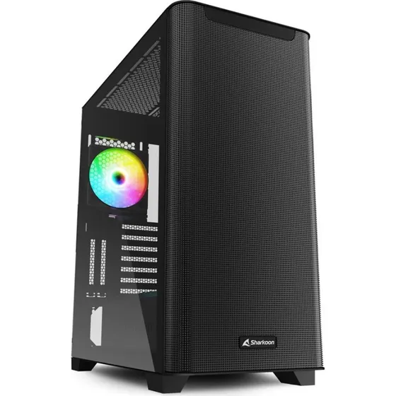 Sharkoon M30 RGB Mid Tower  Sort, hrdet glas, Extended ATX