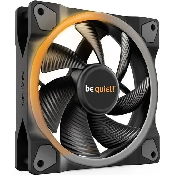 be quiet! Light Wings 120mm PWM ARGB kabinetblser, sort