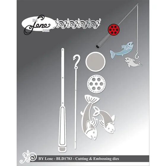 By Lene Dies BLD1783 – Fiskestang (0,7×8,9 cm)