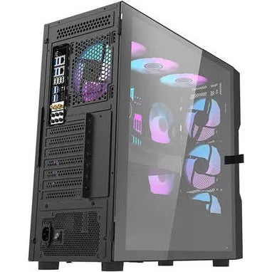 Darkflash DK431 Mesh Kabinet  Miditower, Sort