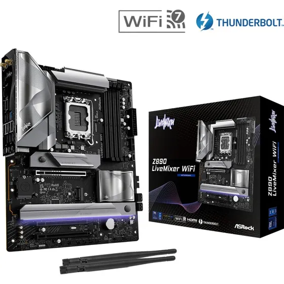 ASRock Z890 Livemixer WIFI ATX (LGA-1851, DDR5, WiFi 7)