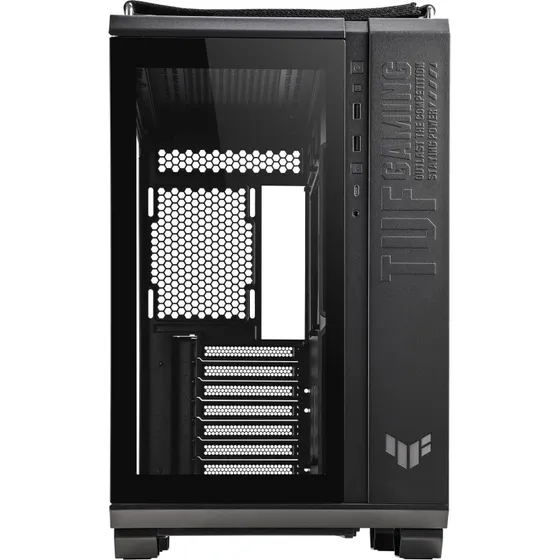 ASUS TUF Gaming GT502 Miditower Kabinet (Hrdet glas, Dual-chamber) - Sort