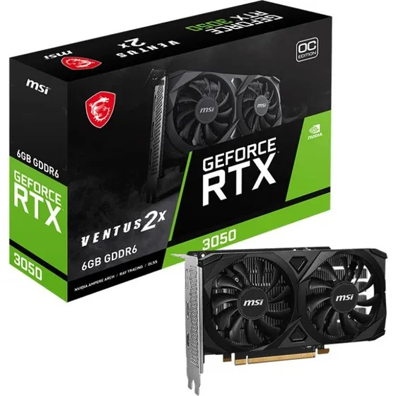 MSI GeForce RTX 3050 Ventus 2X OC 6GB