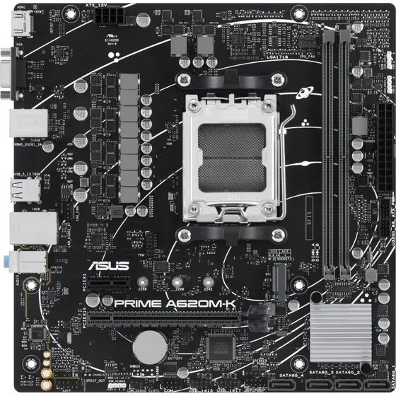 ASUS PRIME A620M-K micro-ATX (Socket AM5, A620)