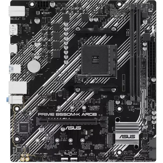 ASUS PRIME B550M-K ARGB mATX (AM4)