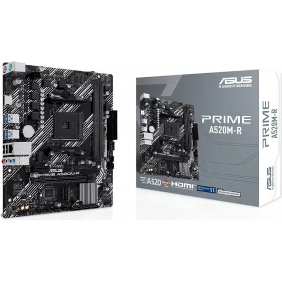 ASUS PRIME A520M-R mATX (AM4) bundkort