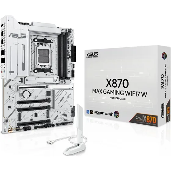ASUS X870 MAX GAMING WIFI7 WHITE  AM5 ATX, DDR5