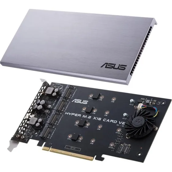 ASUS Hyper M.2 x16 Card V2 (PCIe 3.0 x16, intern)