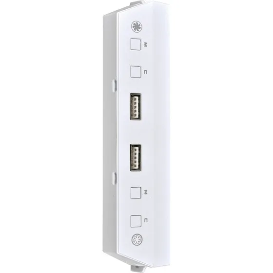 Lian Li LAN216-1W Hvid – ARGB-controller & USB I/O til Lancool 216
