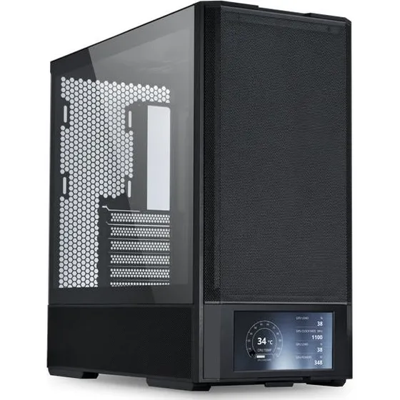 Lian Li Lancool 207 Digital Miditower  Sort