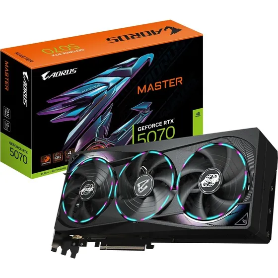 GIGABYTE AORUS GeForce RTX 5070 MASTER 12GB