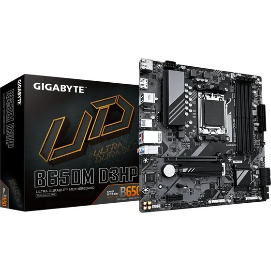 GIGABYTE B650M D3HP  AM5 Micro-ATX bundkort (B650, DDR5)