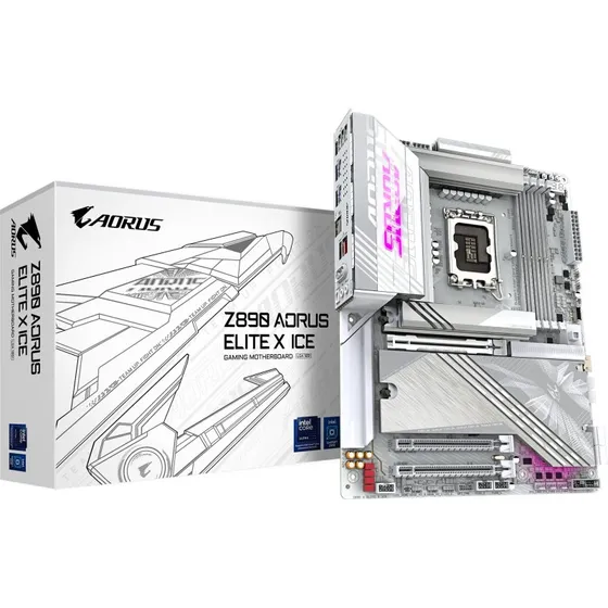 AORUS Z890 ELITE X ICE  ATX LGA1851 Intel Z890 bundkort