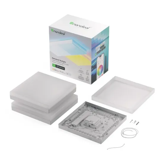 Nanoleaf Skylight Starter Kit  3 paneler (hvid, 300300 mm)
