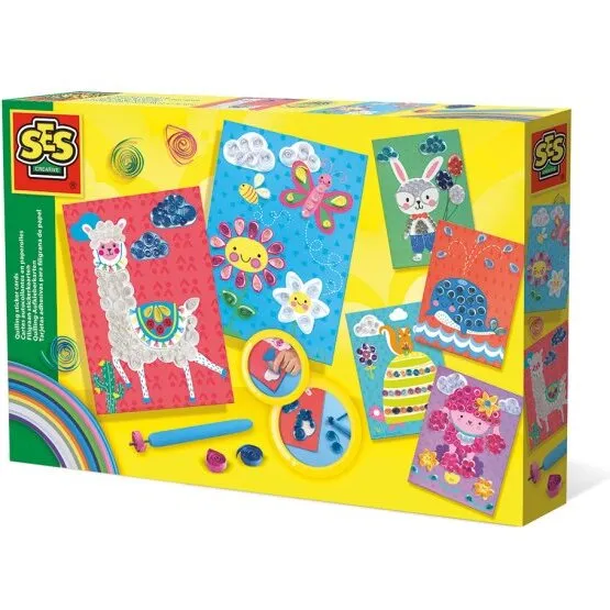 SES Creative Quilling kort-sæt – Lav dine egne kort (5+)