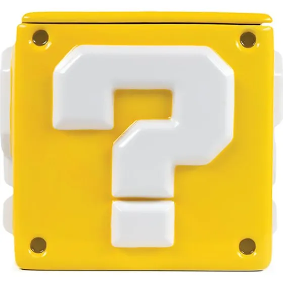 Nintendo Super Mario Question Mark Block Kagedse 15,9x15,9x14,3 cm