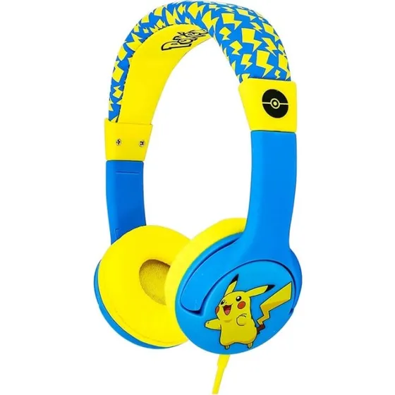 POKEMON Junior On-Ear Hovedtelefon 85 dB Pikachu