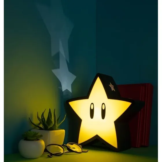 Nintendo Super Stjerne Bordlampe (Starman) LED, USB 181616 cm