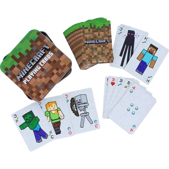 Minecraft Spillekort  st med ikoniske figurer