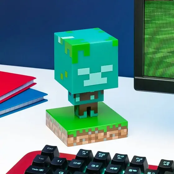 Minecraft Drowned Zombie Icon-lampe 10 cm