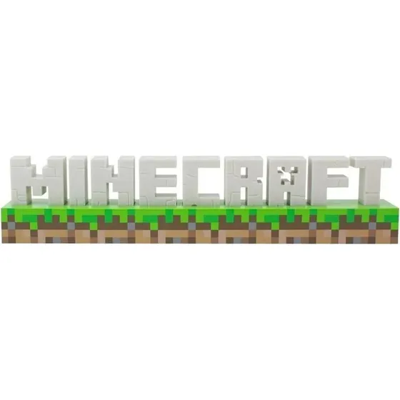 Minecraft Paladone Logo Light 41x8,5 cm - Bordlampe