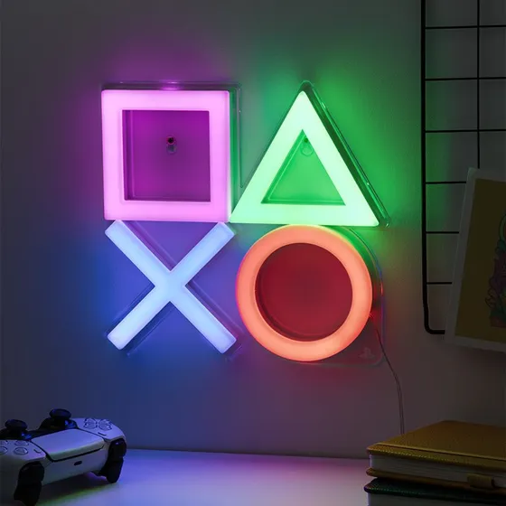 Paladone PlayStation LED Neon Vglampe 25 cm