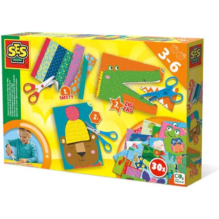 Klippetræning m. 30 klippeopgaver – lær at bruge saks