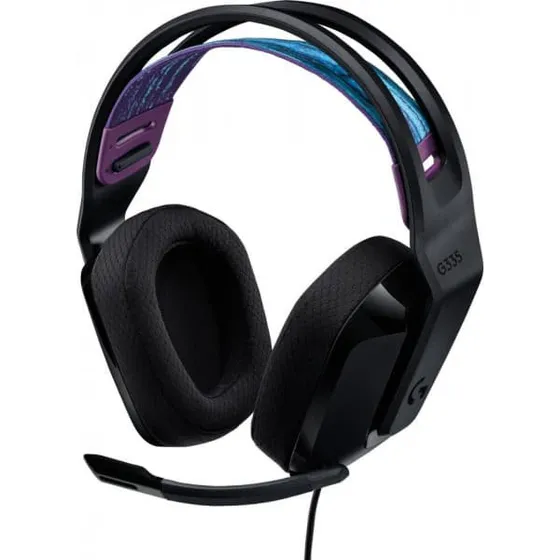 Logitech G335 gaming-headset, sort