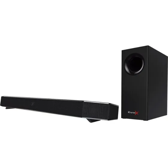 Creative BlasterX Katana Soundbar med Subwoofer 75W, Sort