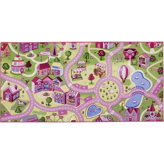 Rebel Roads Legetæppe Pink Tivoli 95x200 cm
