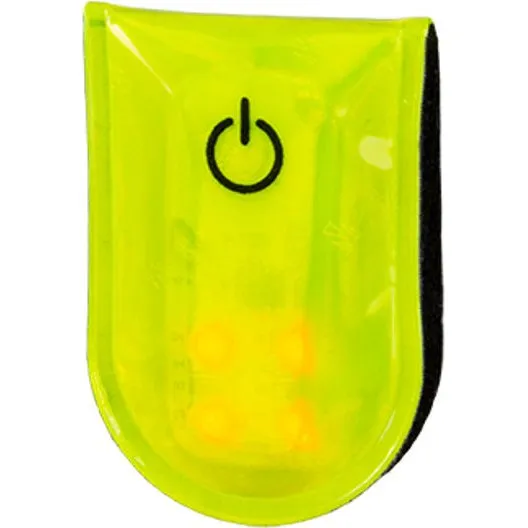 WOWOW Magnetlight gul med rd LED