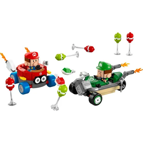 LEGO Super Mario 72034 – Mario Kart: Baby Mario vs. Baby Luigi