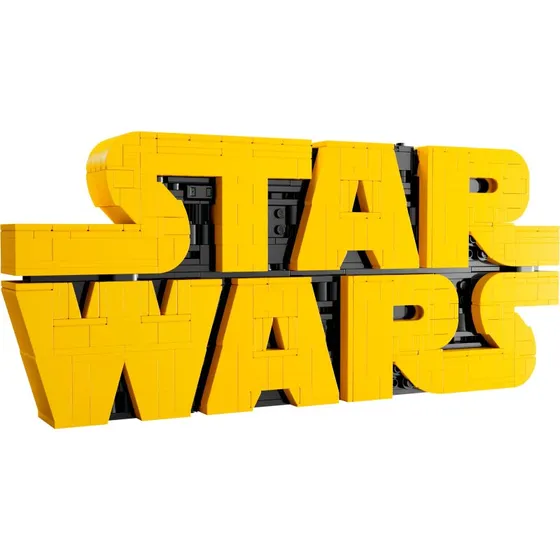 LEGO Star Wars 75407 – Brick-Built Star Wars-logo (gul)
