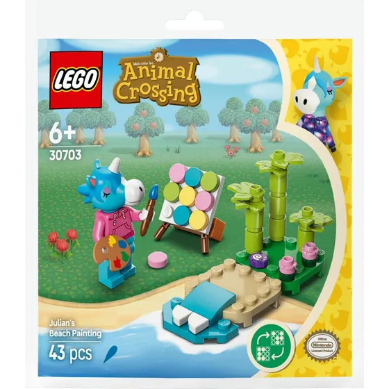 LEGO 30703 Animal Crossing  Strandmaleri med Julian (43 dele)