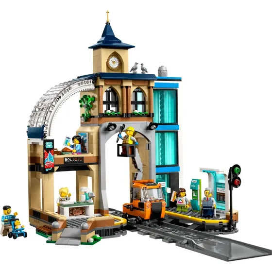 LEGO City 60469 Hovedbanegård – Togstation i 3 etager