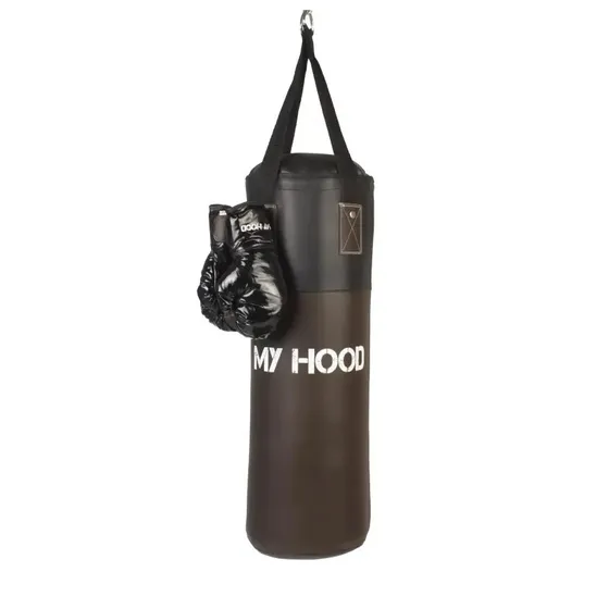 My Hood Retro boksesk med handsker 10 kg (75 cm)