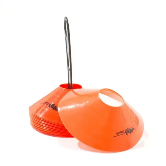 My Hood 12 flade kegler (orange) - inkl. holder
