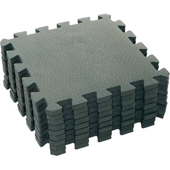 Babydan Skumgulv Dusty Grey 90x90 cm (9x30x30x1,4 cm)