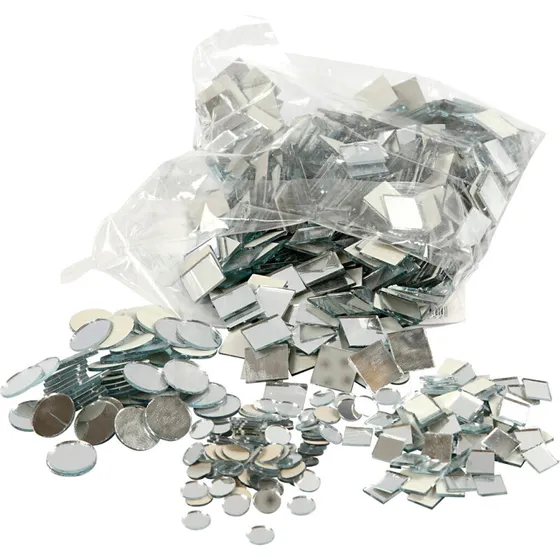 Spejlmosaik Assorteret 10–18 mm, 2 mm, 1900 stk