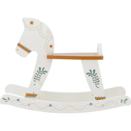 Bloomingville Ruddy Gyngehest, hvid MDF