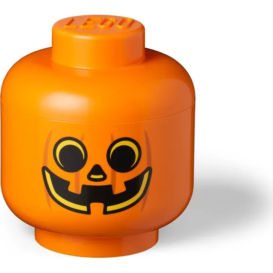 LEGO Grskar-opbevaringshoved, stor (orange)
