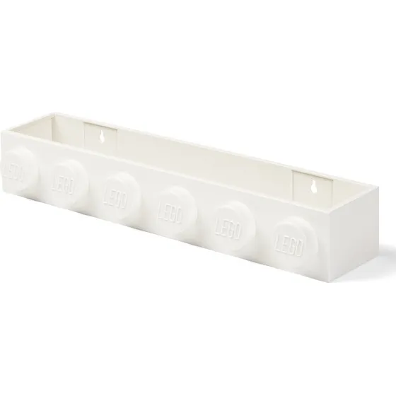 LEGO Klodsboghylde - hvid (6-knop)