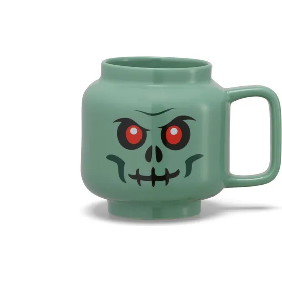 LEGO stort keramikkrus skelet, grøn, 530 ml