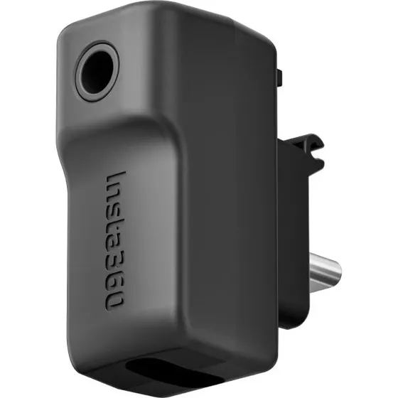 Insta360 X3 mikrofonadapter USB-C til 3,5 mm, sort