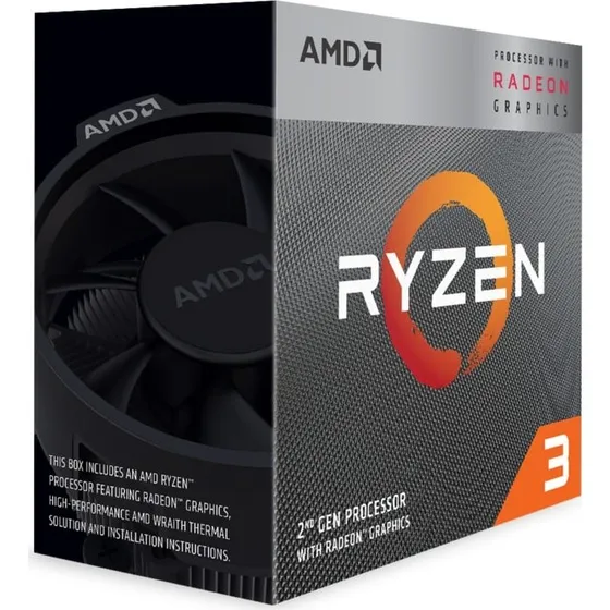 AMD Ryzen 3 3200G 3,6 GHz Quad-Core (AM4) med Vega 8