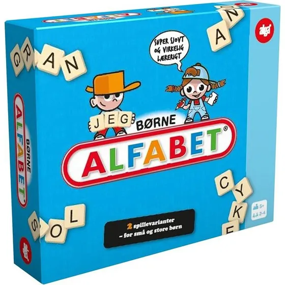 Alga BrneAlfabet  2 varianter, 2-4 spillere
